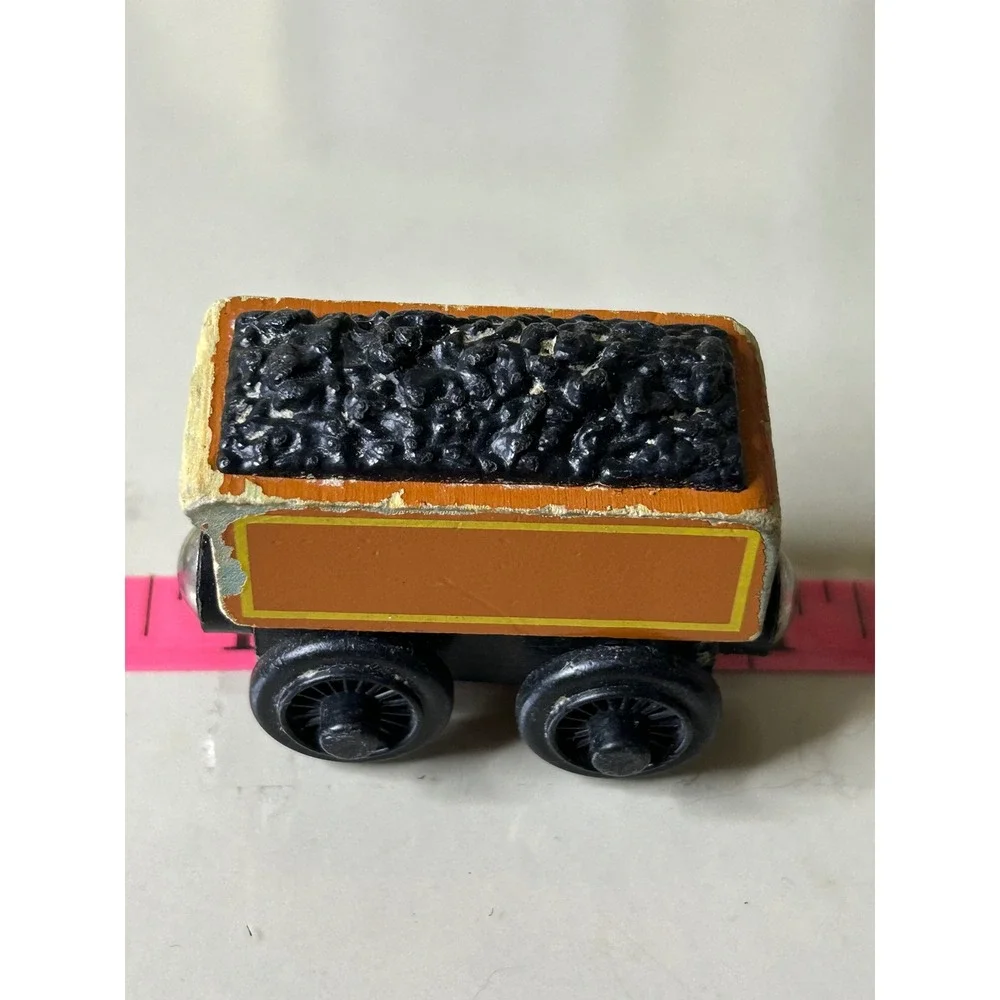 Thomas & Friends Wooden Railway Duke's Coal Car Orange Tender Train 1370WJ00